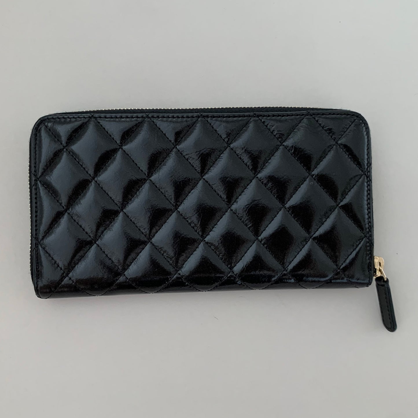 CHANEL シャネル ラウンドファスナー長財布 12090